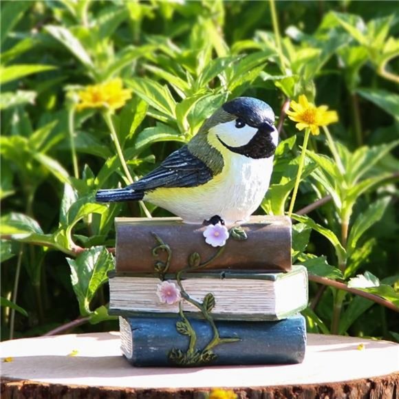 Bird Statue for Garden, Sculptures & Statues, Animal Bird Figurine - Picture 6 of 7